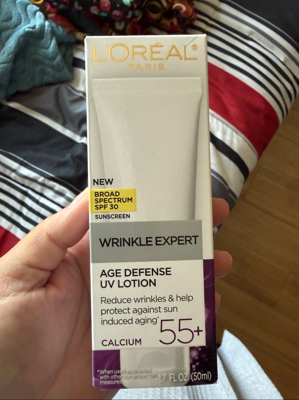 L’Oréal age defense uv lotion 55+